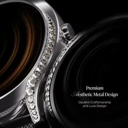 boAt Enigma Gem Smartwatch with Bluetooth Calling (30.2mm AMOLED Display, IP67 Water Resistant, Metallic Silver Strap) image 5