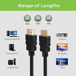 ultraprolink Pro-Connect HDMI 2 to HDMI 2 HDMI Cable (Optimized Resolution, Black) image 5