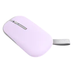 ASUS Marshmallow MD100 Bluetooth 5.0 Wireless Optical Mouse with Quiet Click Buttons (1600 DPI Adjustable, Battery Saving Technology, Mist Purple) image 4