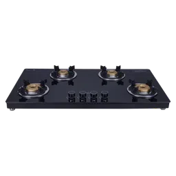 Elica 904 CT VETRO 2J (TKN CROWN DT SERIES) Toughened Glass Top 4 Burner Automatic Gas Stove (Ultra Slim Frame, Black)-picture-28