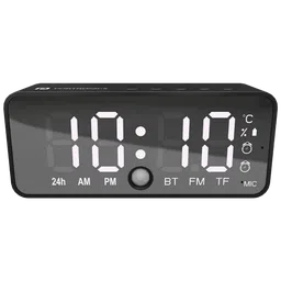 PORTRONICS PIXEL 4 5W Portable Bluetooth Speaker (Dual Alarms, Black)-30