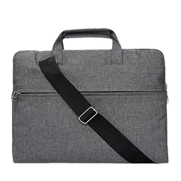 in base Denim Laptop Sling Bag for 15.4 Inch Laptop (Water Resistant, Grey)-image-94