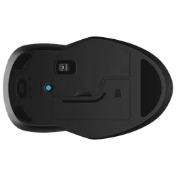 HP 250 Dual Bluetooth 5.0 Wireless Optical Mouse with Dual-Mode Connectivity (1600 DPI Adjustable, Multi Surface Tracking, Black) image 3