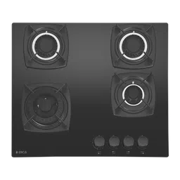 Elica DT MFC 4B 60 SWIRL Glass Top 4 Burner Automatic Hob (Cast Iron Grid, Black)-image-27