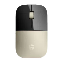 HP Z3700 Wireless Optical Mouse (1200 DPI, Sleek Design, Gold/Black)-7