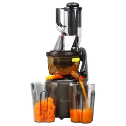 WONDERCHEF Regalia 240 Watt 2 Jars Cold Press Slow Juicer (55 RPM, Powerful and Nutritional, Black)-image-48
