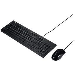 ASUS U2000 Wired Keyboard and Mouse Combo (1000dpi, Black) image 2