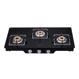 Elica Patio ICT 773 BLK SPF SERIES Glass Top 3 Burner Manual Gas Stove (Square Grid, Black)-image-21