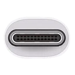 Apple USB Type C to USB Type A, VGA Port, Thunderbolt 3 USB C Multi-Port Adapter (Sync & Charge, White) image 3
