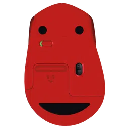 logitech M331 Plus Wireless Optical Mouse with Silent Click Buttons (1000 DPI, Plug & Play, Red) image 5