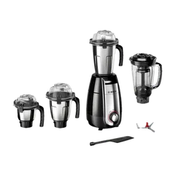 BOSCH TrueMixx Pro 1000 Watt 4 Jars Mixer Grinder (24000 RPM, Stone Pounding Technology, Black)-10