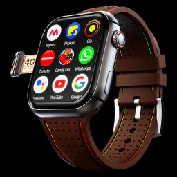 FIRE-BOLTT Dream Wi-Fi+4G SIM Android OS Wristphone (51.3mm HD Display, In-built GPS, Cocoa Couture Strap)-picture-31