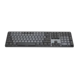logitech MX Keys Mechanical Rechargeable Bluetooth Wireless Performance Keyboard with Multi Device Connectivity (Ambient Light Sensors, Graphite) image 4