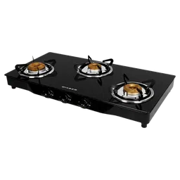 Faber JUMBO 3BB BK AI Toughened Glass Top 3 Burner Automatic Gas Stove (Corrosion Resistance, Black)-image-66