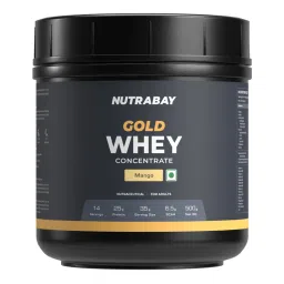 Nutrabay Gold Concentrate Whey Protein Powder - Mango-picture-40