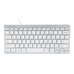 LAPCARE D-Lite Mini Wired Keyboard with Dedicated Multimedia Keys (Spill Resistant, Silver)-11