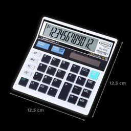BAMBALIO Basic Calculator (12 Digits-Large Display, BL-512 W, White) image 2