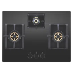 Elica PRO FB MFC 3B 70 DX FFD Glass Top 3 Burner Automatic Electric Hob (Round Metallic Knob, Black)-54