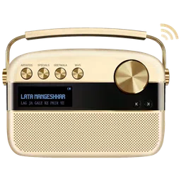 SAREGAMA Carvaan 10W Portable Bluetooth Speaker (5000 Preloaded Songs, Stereo Channel, Wine Gold)-25