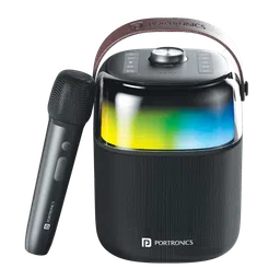 PORTRONICS Dash 4 50W Portable Bluetooth Speaker (IPX5 Water Resistant, 6 RGB Lighting Modes, Black)-29