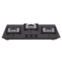 Elica FLEXI HCT 375 DX LOTUS BK Toughened Glass Top 3 Burner Automatic Electric Hob (Cast Iron Grid, Black)-image-35