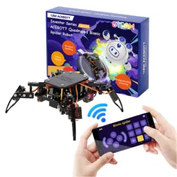 ACEBOTT ESP8266 Quadruped Bionic Spider Robot kit with Arduino IDE/ACECode(Scratch) image 4