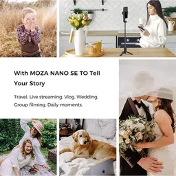 MOZA Nano SE Gimbal for Mobile with Remote (Wireless Dual Control, Green) image 5