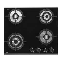 KAFF KH60 BR4 Tempered Glass Top 4 Burner Automatic Electric Hob (Heavy Duty Cast Iron Pan Support, Black)-picture-11