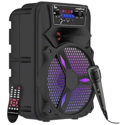 KRISONS Stone 20W Bluetooth Party Speaker (Full HD Sound, 1.0 Channel, Black)-image-25