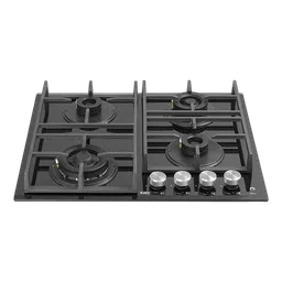 KAFF Novara Tempered Glass Top 4 Burner Automatic Electric Hob (Heavy Duty Cast Iron Pan Support, Black)-picture-17