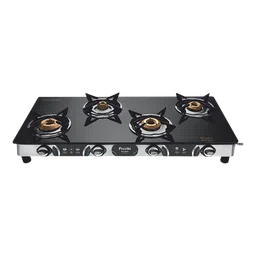 Preethi Blue Flame Jumbo Max Toughened Glass Top 4 Burner Manual Gas Stove (Lighter Holder, Black)-image-19