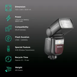 Godox V860IIIS Kit Camera Flash for Sony (TTL Functions Support) image 2