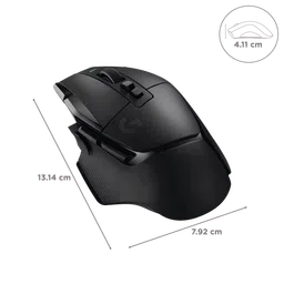 logitech G502 X Rechargeable Wireless Optical Gaming Mouse (25600 DPI Adjustable, Dual-Mode Scroll Wheel, Black) image 3