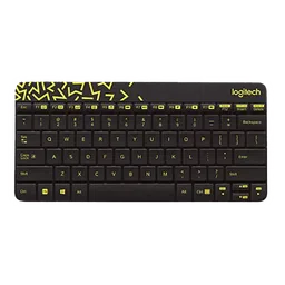 logitech MK240 Wireless Keyboard & Mouse Combo (1000 DPI, Spill Resistant, Black/Chartreuse Yellow) image 2
