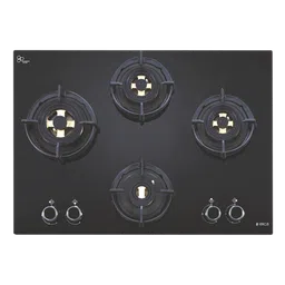 Elica DFS FB MFC 4B 70 FFD 4 Burner Automatic Hob (Multi Flame Control, Black)-77
