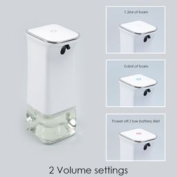 WONDERCHEF Battery Powered Automatic Soap Dispenser (Convenient and Secure, 63153571, White) image 5