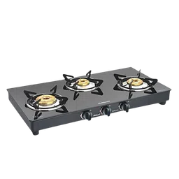 Sunflame PRIME 3B BK AI Toughened Glass Top 3 Burner Automatic Gas Stove (Sturdy Pan Support, Black)-83