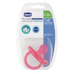 Chicco Physio Soft Silicone Soother (6-16M) - Pink-picture-5