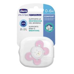 Chicco Physio Comfort Silicone Soother (0-6M) - Pink-picture-22