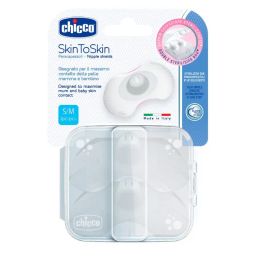 Chicco New Nipple Shields Silicone Small To Medium - White-picture-33
