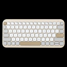 ASUS Marshmallow KW100-OM Bluetooth 5.0 Wireless Keyboard with Up to 3 Devices Connectivity (1.6mm Travel Distance, Oat Milk)-3