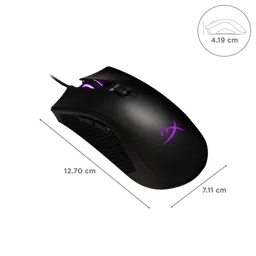 HyperX Pulsefire FPS Pro Wired Optical Gaming Mouse with Customizable Buttons (16000 DPI, Ergonomic Design, Black) image 3