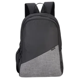 Croma Polyester Laptop Backpack (30 L, 2 Spacious Compartments, Grey and Black)-image-8
