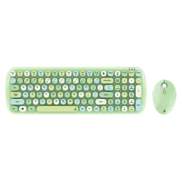 iGear KeyBee Rechargeable Wireless Keyboard & Mouse Combo (100 Keys, 1600 DPI Adjustable, Removable Key Caps, Green)-13