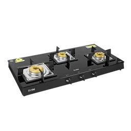 Glen 1038 SQ BL FB Toughened Glass Top 3 Burner Manual Gas Stove (Scratch & Stain Resistant, Black)-image-50