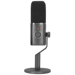 Croma USB, XLR & 3.5 Jack Wired Microphone with Touch Mute Button (Black)-picture-45