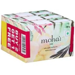 Moha Anti-Acne & Antibacterial Herbal Soap For Clear & Healthy Skin With Herbs - Pack Of 3-picture-37