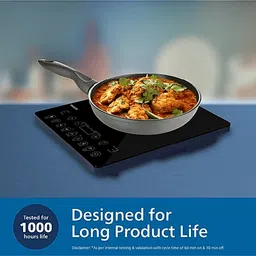 PHILIPS 2100W Induction Cooktop with 11 Preset Menus image 4