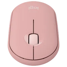 logitech Pebble Mouse 2 Wireless Optical Mouse with Silent Click Buttons (1000 DPI, Ultra Portable, Tonal Rose) image 4