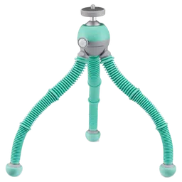 JOBY PodZilla 25cm Adjustable Tripod for Mobile and Camera (360 Degree GripTight, Teal)-0